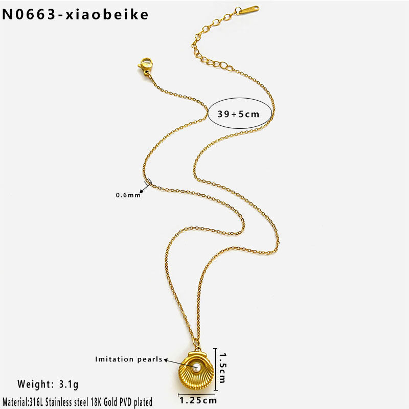 Cáscara Pequeña Necklace