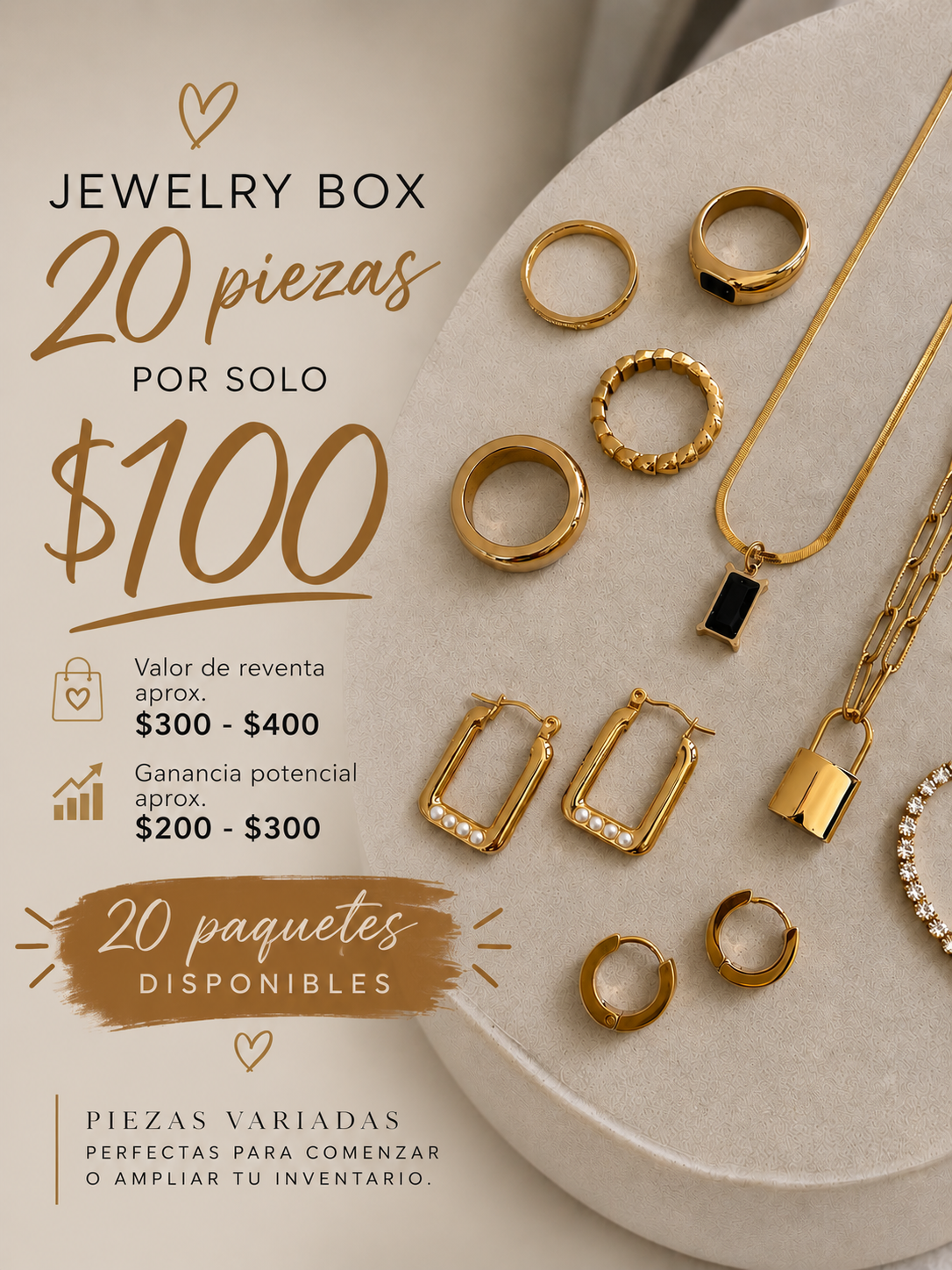 Jewelry Box 20 piezas